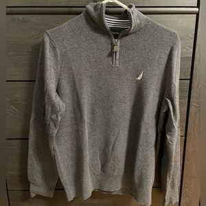 Nautica men’s quarter zip sweater